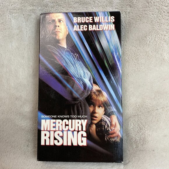 Mercury Rising 1998 Bruce Willis Alec Baldwin Thriller Action VHS Tape - Picture 1 of 2